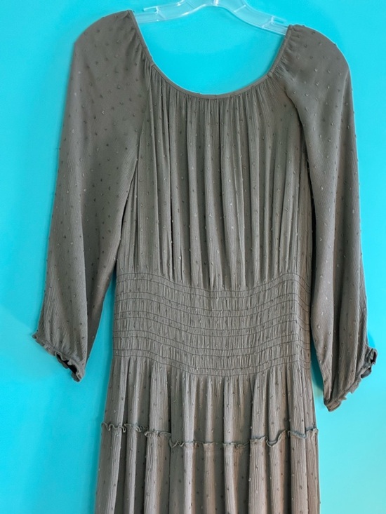 Olive Maxi Boho Dress - Picture 9 of 16